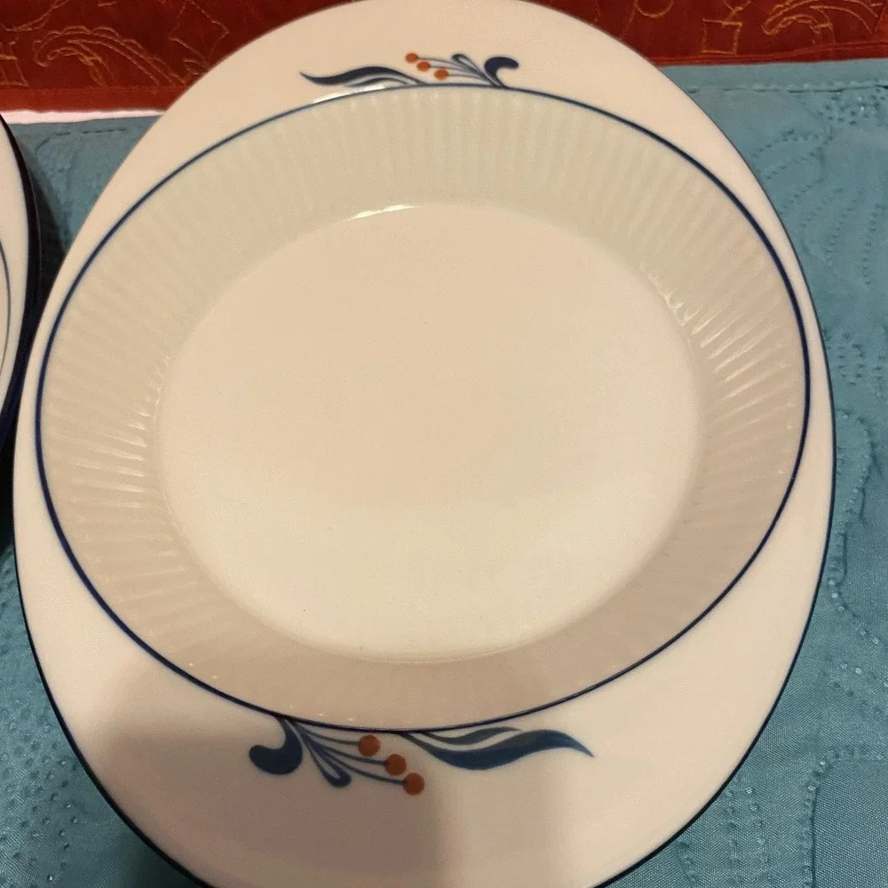 2 Vintage Dansk Bistro Maribo Oval Au Gratin Casserole Baking Dish Berries Japan